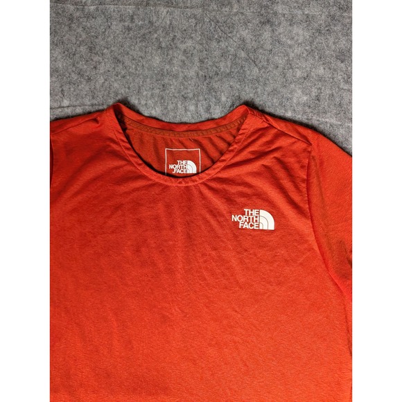 The North Face Womens Orange Active Performance T-Shirt Size L - Picture 3 of 8